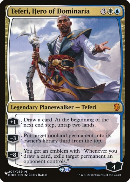 画像1: [英語版]《ドミナリアの英雄、テフェリー/Teferi, Hero of Dominaria》(LST) (1)