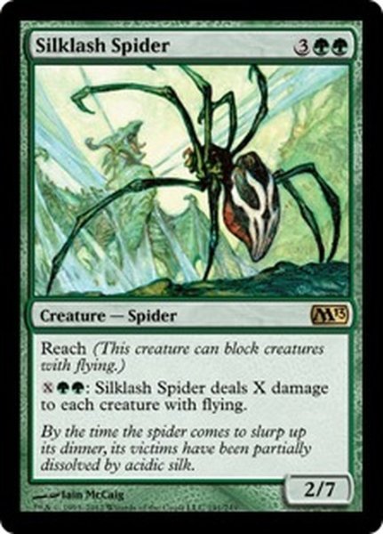画像1: [英語版]《絹鎖の蜘蛛/Silklash Spider》(M13) (1)