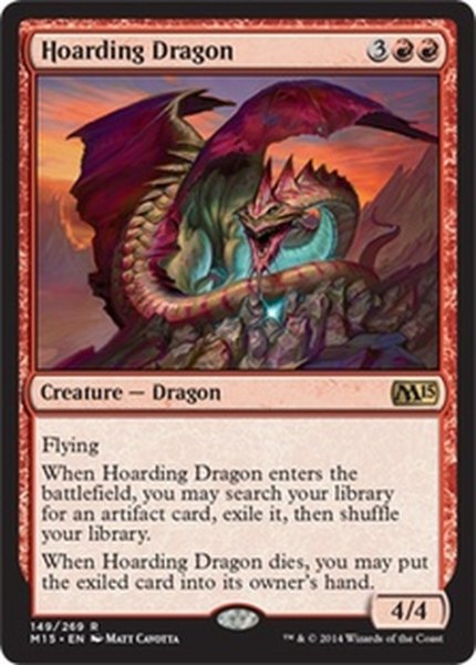 画像1: [英語版]《溜め込むドラゴン/Hoarding Dragon》(M15) (1)