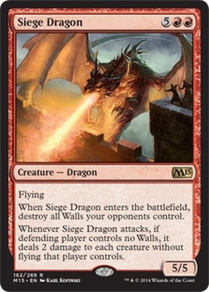 画像1: [英語版]《包囲ドラゴン/Siege Dragon》(M15) (1)