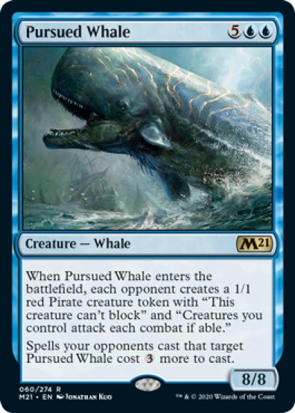 画像1: [日本語版]【FOIL/通常】《追われる鯨/Pursued Whale》(M21) (1)