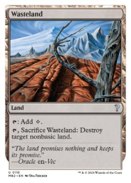 画像1: [英語版]《不毛の大地/Wasteland》(MB2) (1)
