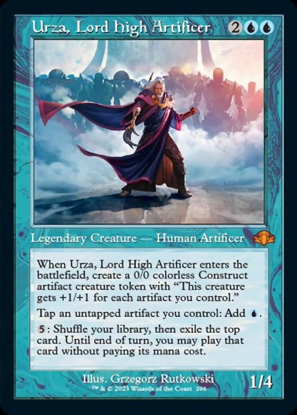 画像1: [日本語版]【FOIL/通常】《最高工匠卿、ウルザ/Urza, Lord High Artificer》(MH1)※旧枠 (1)