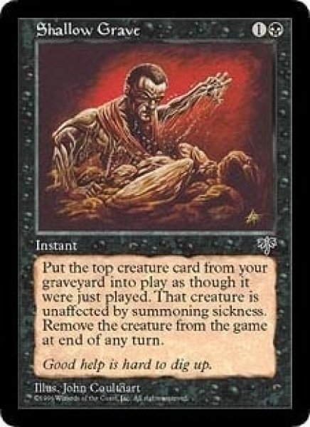 *バラ売り可* 浅すぎる墓穴/Shallow Grave MIR英語3枚セット MTG 浅すぎる墓穴 Shallow Grave MIR 英語版 3枚
