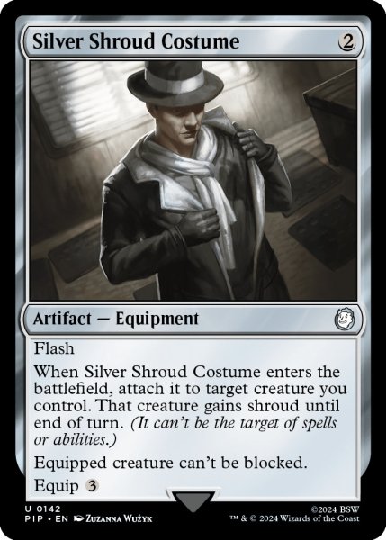 画像1: [英語版]《シルバー・シュラウドの衣装/Silver Shroud Costume》(PIP) (1)