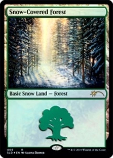 画像1: [英語版]【FOIL/通常】《冠雪の森/Snow-Covered Forest》(SLD) (1)