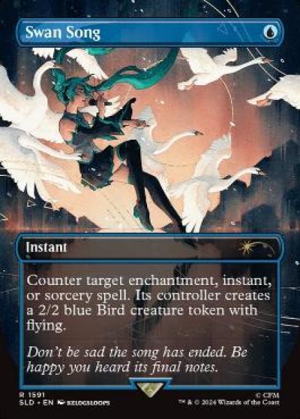 画像1: [英語版]【FOIL/通常】《白鳥の歌/Swan Song》(SLD) (1)
