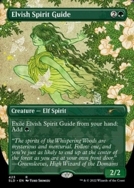画像1: [英語版]《エルフの指導霊/Elvish Spirit Guide》(SLD) (1)