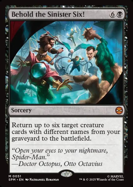 画像1: [日本語版]《シニスター・シックスにご用心！/Behold the Sinister Six!》(SPM) (1)