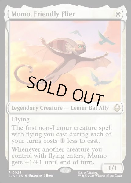 画像1: [日本語版]【FOIL/通常】《空飛ぶ友だち、モモ/Momo, Friendly Flier》(TLA) (1)