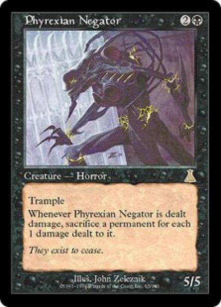 画像1: [英語版]《ファイレクシアの抹殺者/Phyrexian Negator》(UDS) (1)