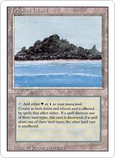 英語版/HPLD]《Tropical Island》(3ED) - MTGシングルカード・通信販売