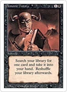 英語版]《悪魔の教示者/Demonic Tutor》(3ED) - MTGシングルカード