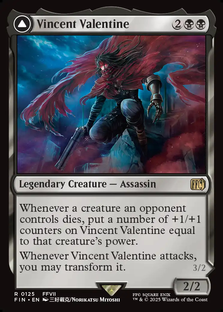 MTG FF ヴィンセント・ヴァレンタイン サージfoil英語 Amazon.co.jp: MTG×FF サージFoil ヴィンセントヴァレンタイン