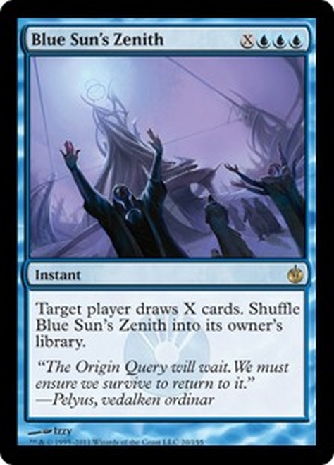 英語版 青の太陽の頂点 Blue Sun S Zenith Mbs Mtgシングルカード 通信販売 ゲームショップ とど