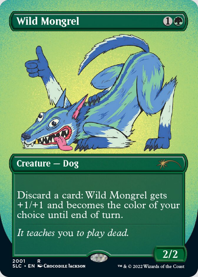 英語版]《野生の雑種犬/Wild Mongrel》(SLC) - MTGシングルカード 