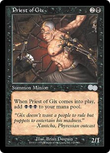 英語版 Nm ギックスの僧侶 Priest Of Gix Usg Mtgシングルカード 通信販売 ゲームショップ とど