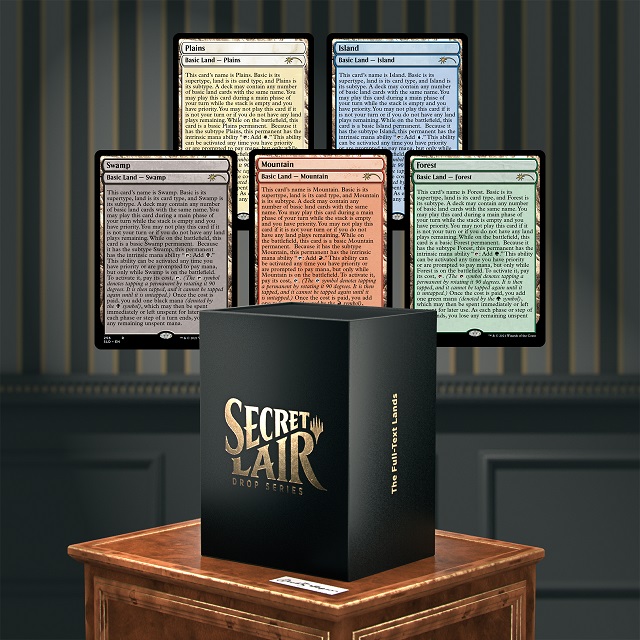 新品 MTG Secret Lair The Full-Text Lands - シングルカード